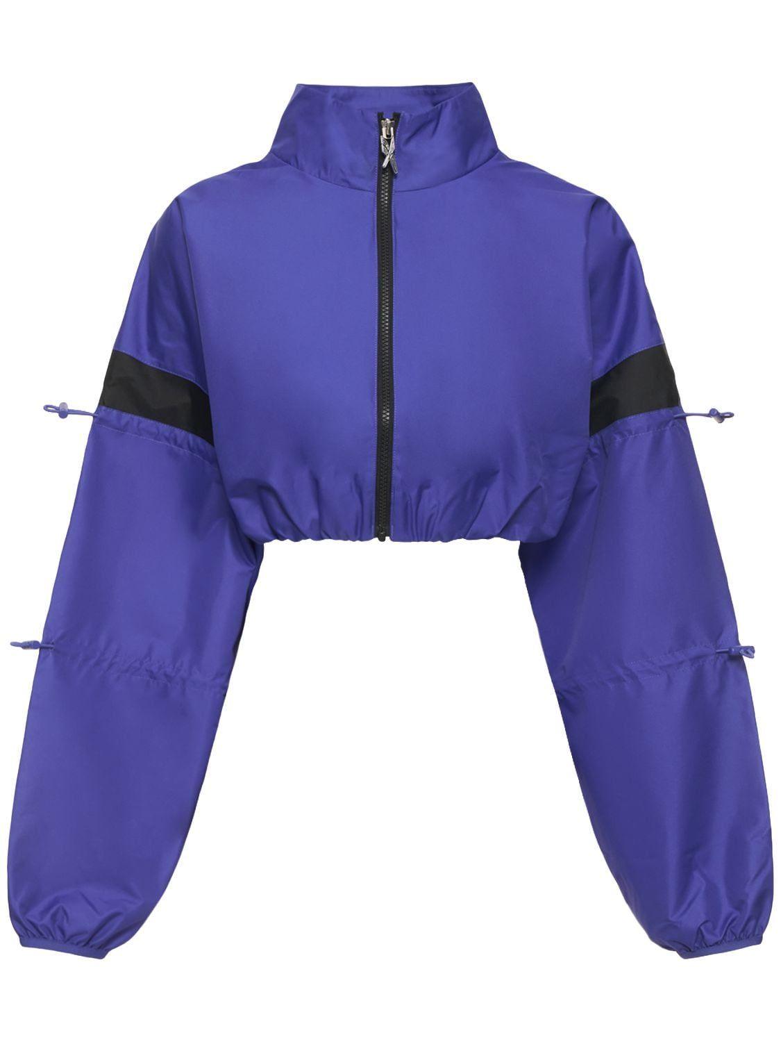 reebok cardi woven satin jacket