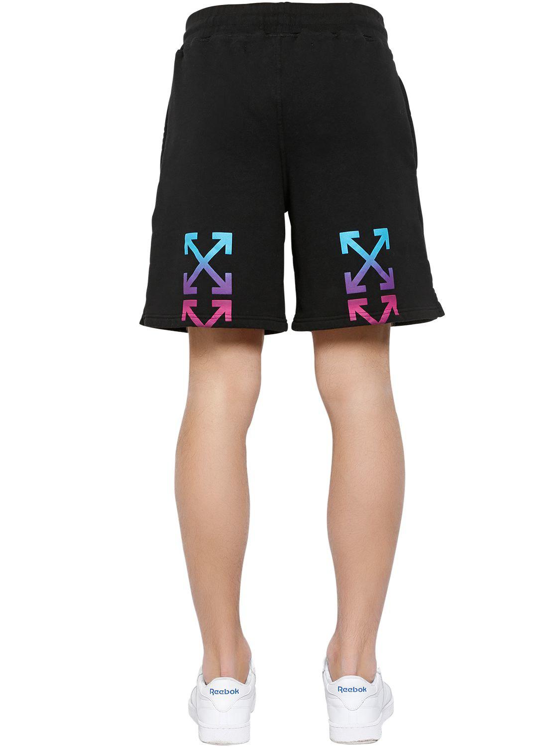 OFF-WHITE Iridescent Gradient All Over Arrows Monogram Tank Shorts