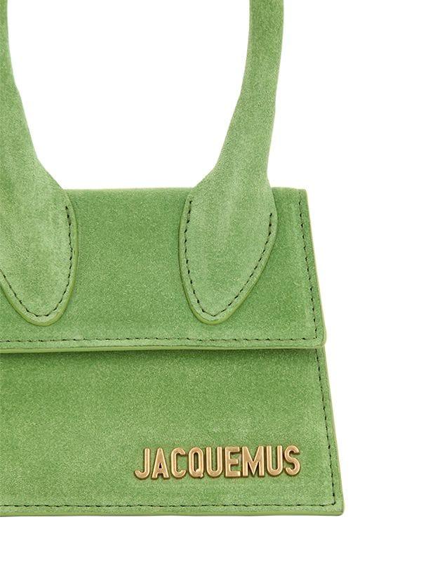 Jacquemus Le Chiquito Mini Suede Bag in Green | Lyst