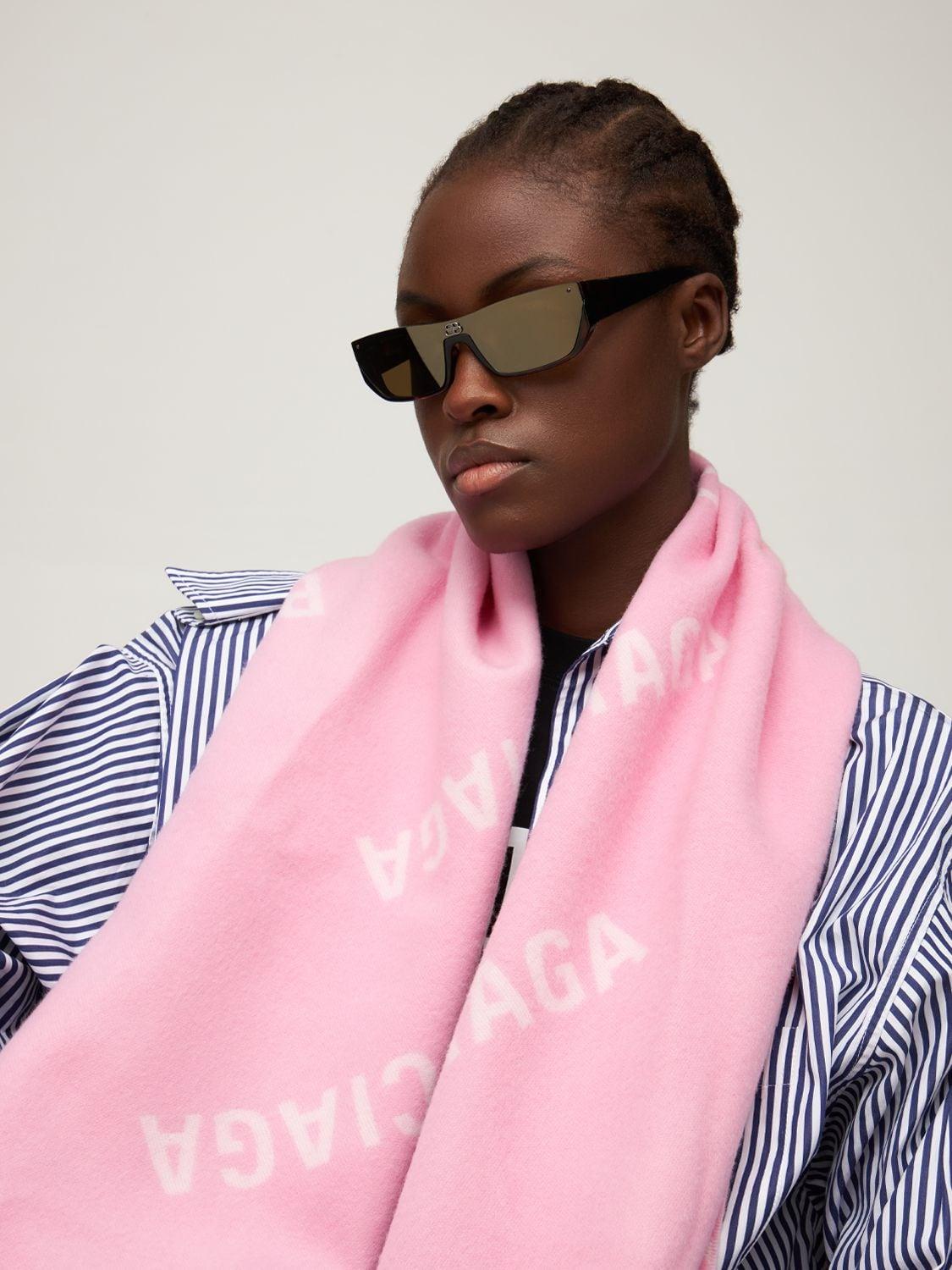 Balenciaga sales shield sunglasses