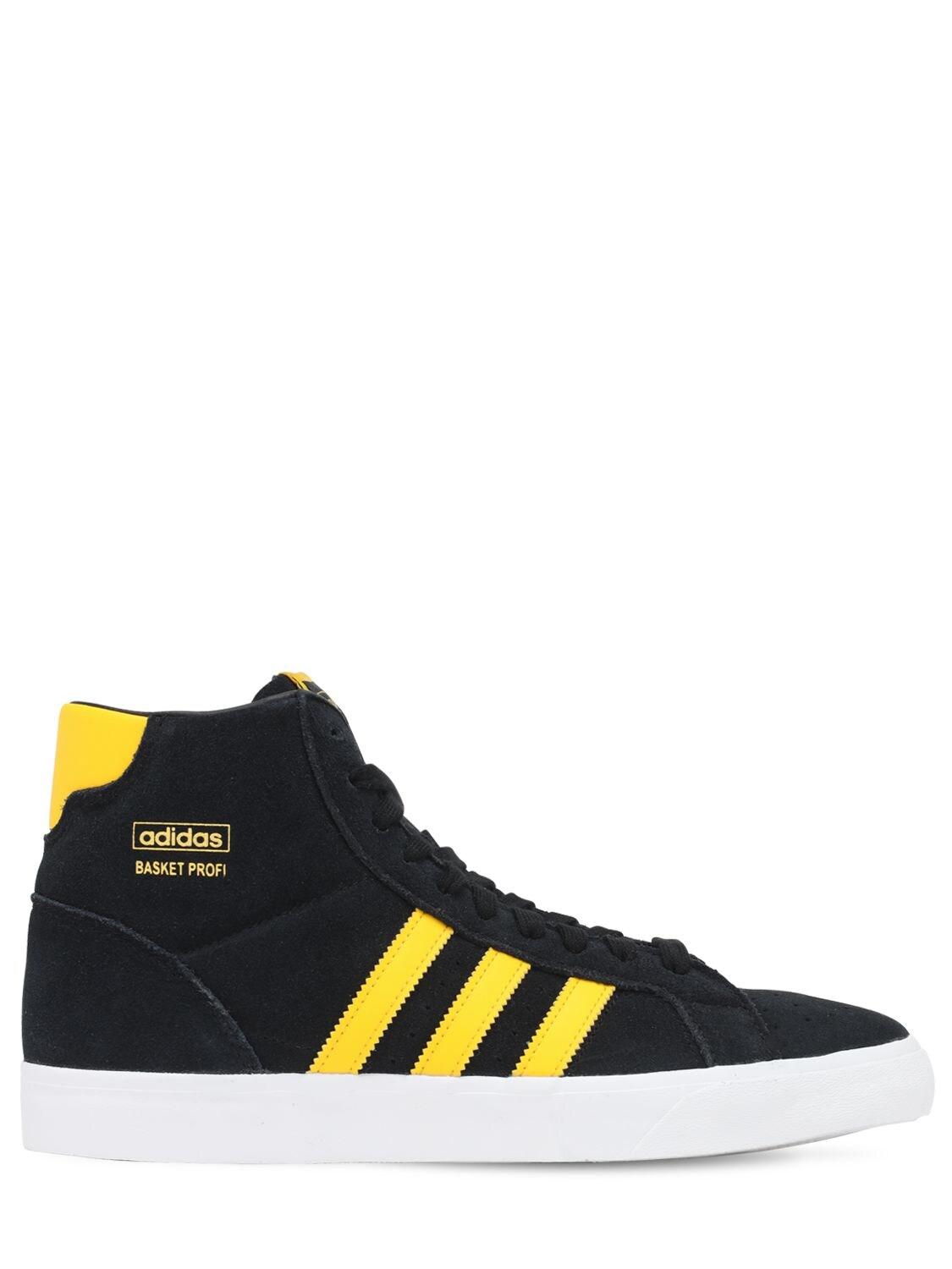 voetstuk Brawl Momentum adidas Originals /yellow Basket Profi Sneakers in Black for Men | Lyst