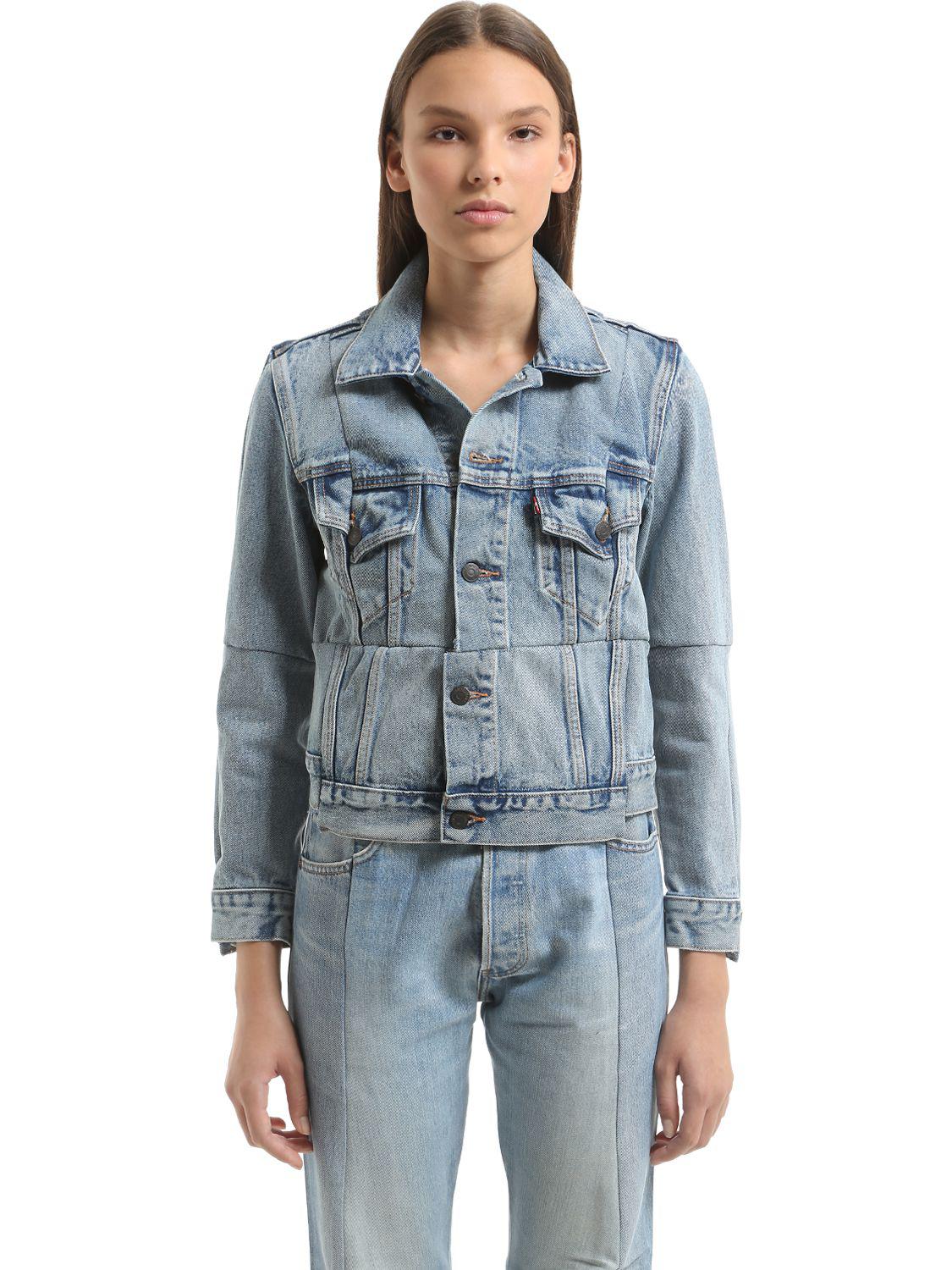 vetements x levi's denim jacket