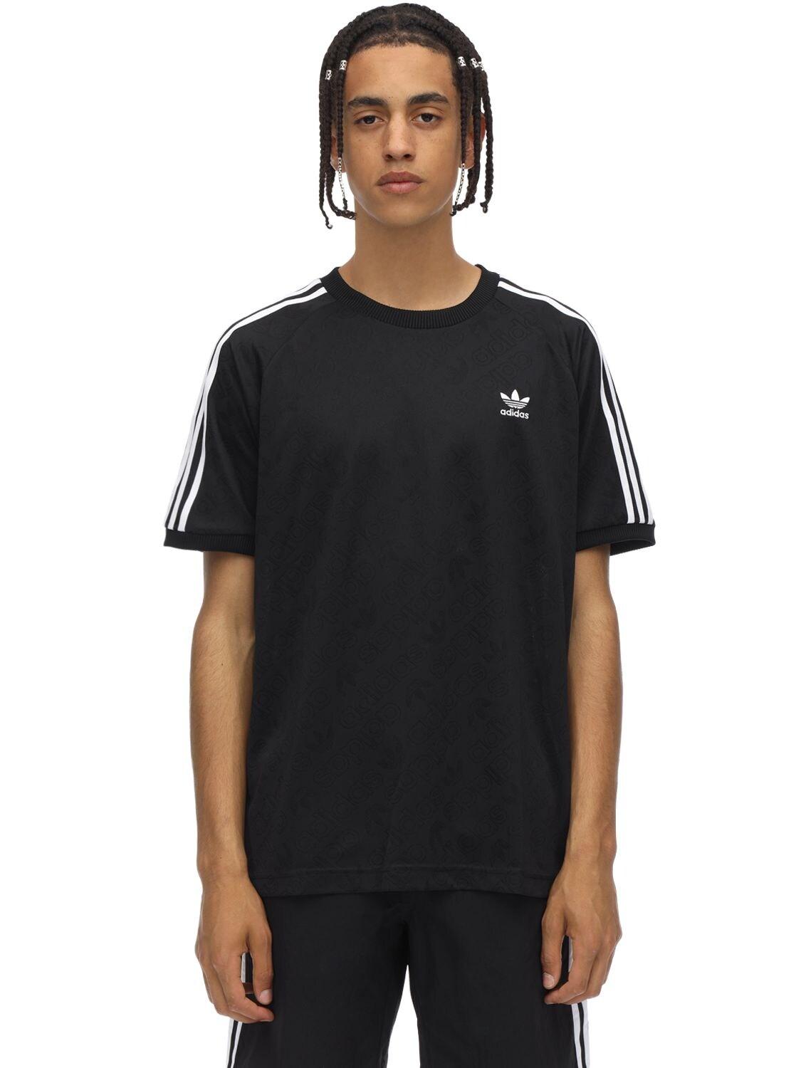 adidas Originals Mono Jersey T-shirt in Black for Men - Lyst