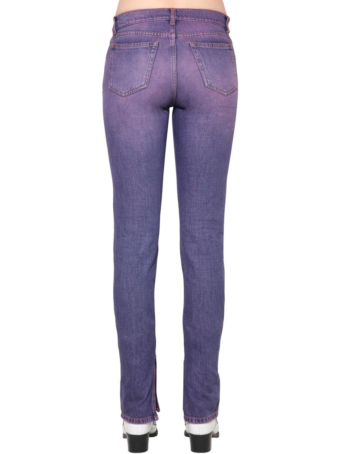 ganni purple jeans