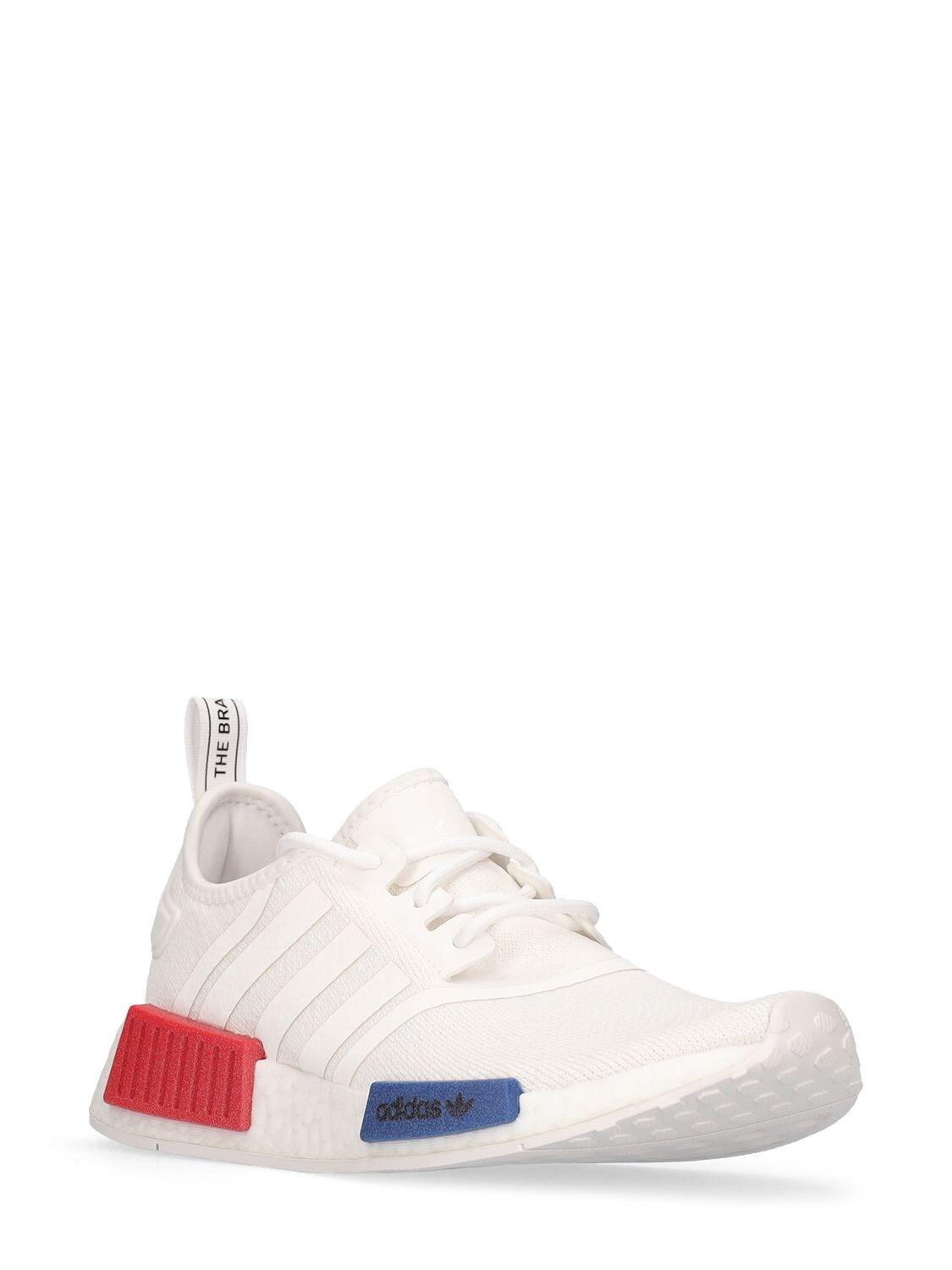 adidas Originals Synthetic Nmd_r1 Boost Sneakers in White | Lyst