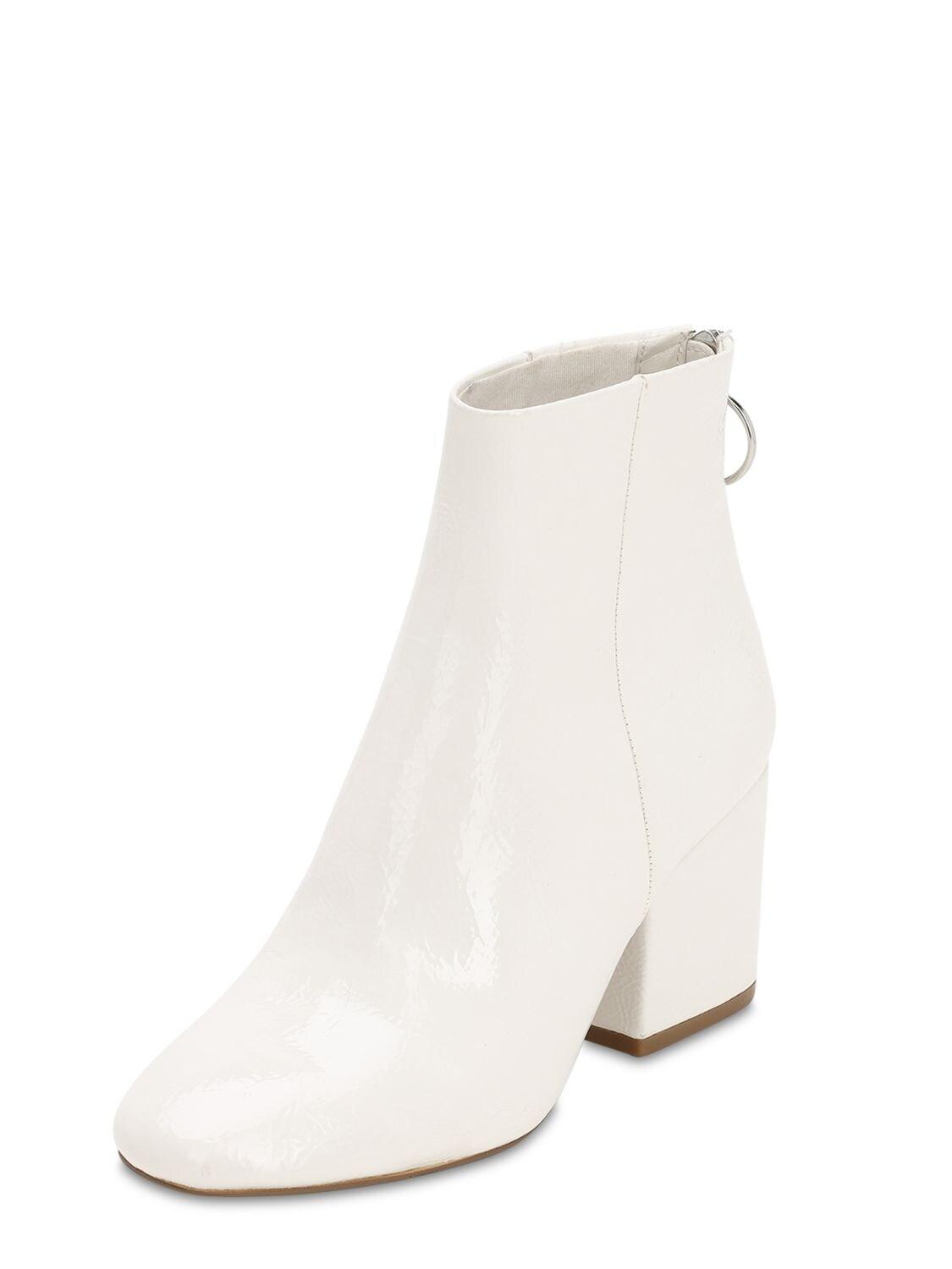 steve madden white vlais boots