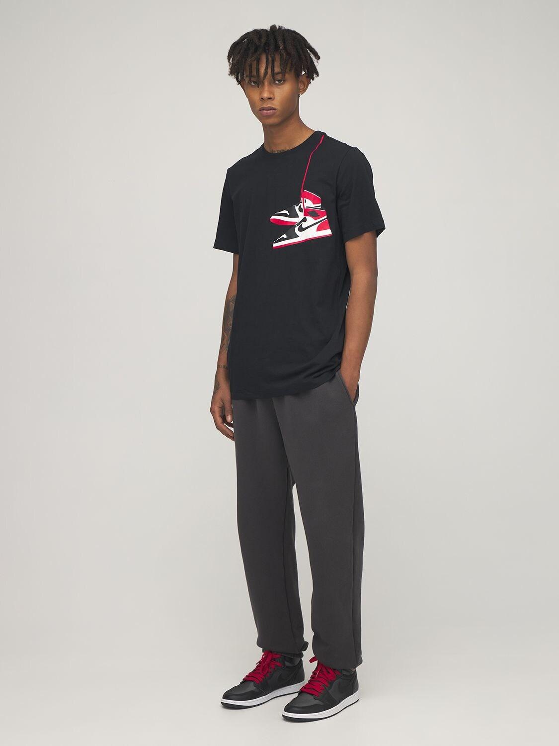 Nike Jordan Aj1 Shoe Print Cotton T 