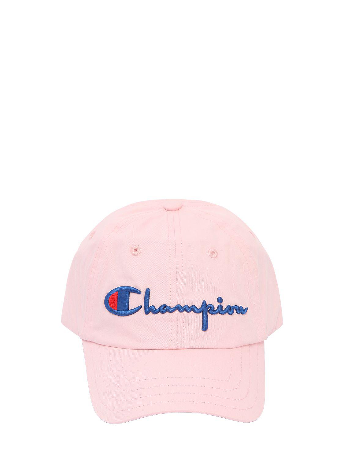 pink champion baseball cap