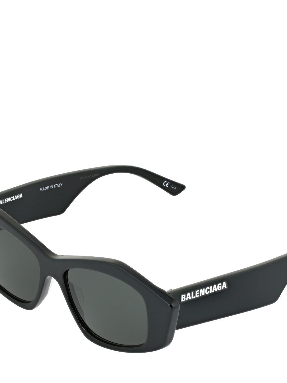 square cut sunglasses black