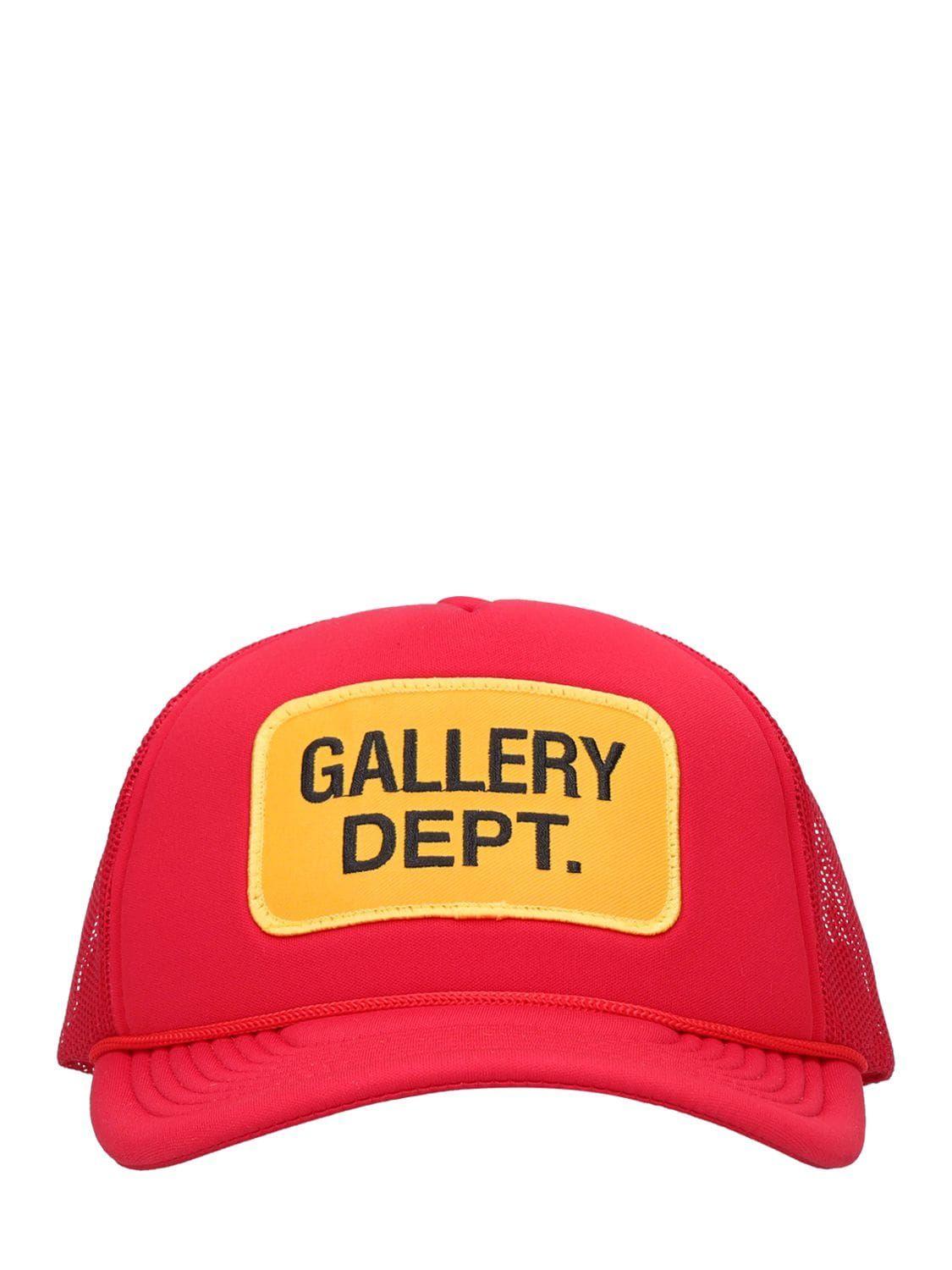 GALLERY DEPT. Souvenir Logo Trucker Cap in Red for Men | Lyst