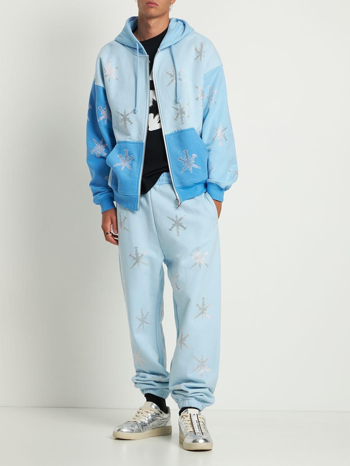 トップス BLACKCROSSRHINESTONEZIPUP UNKNOWN London 楽天市場】UNKNOWN LONDON / Cross Rhinestone Zip Up Hoodie