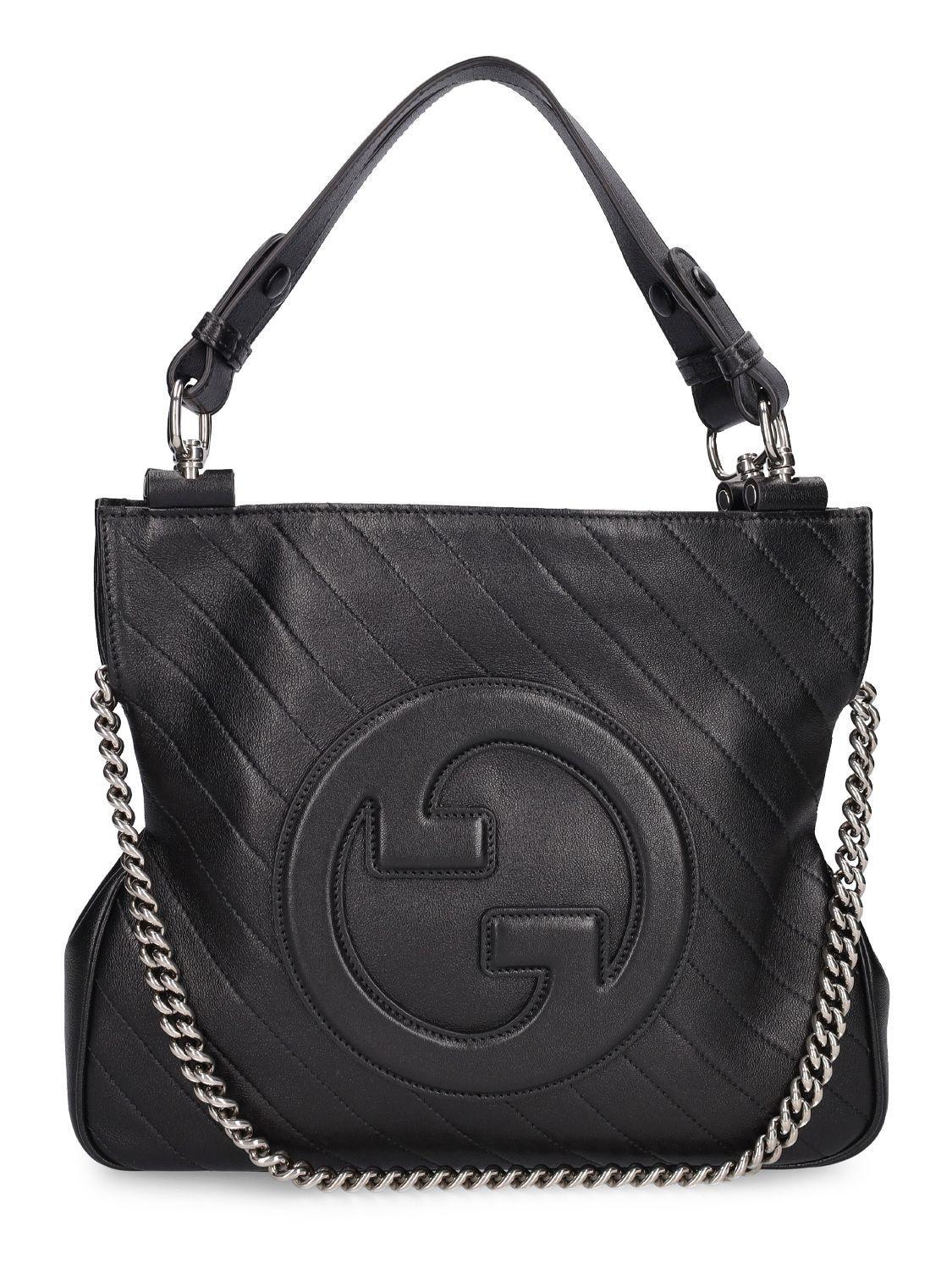 Gucci Blondie Leather Tote Bag in Black | Lyst