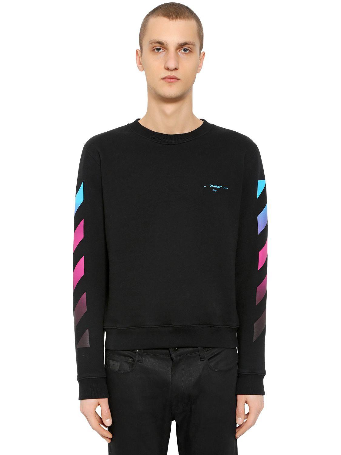 off white gradient sweatshirt