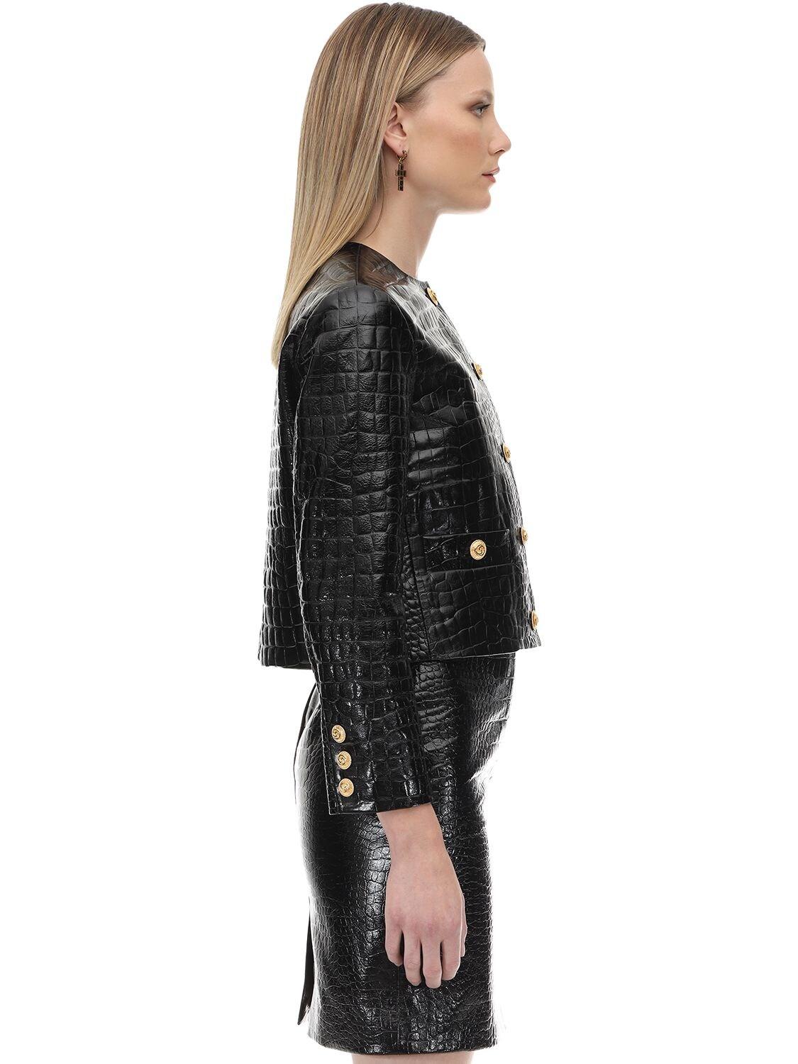 gucci crocodile jacket