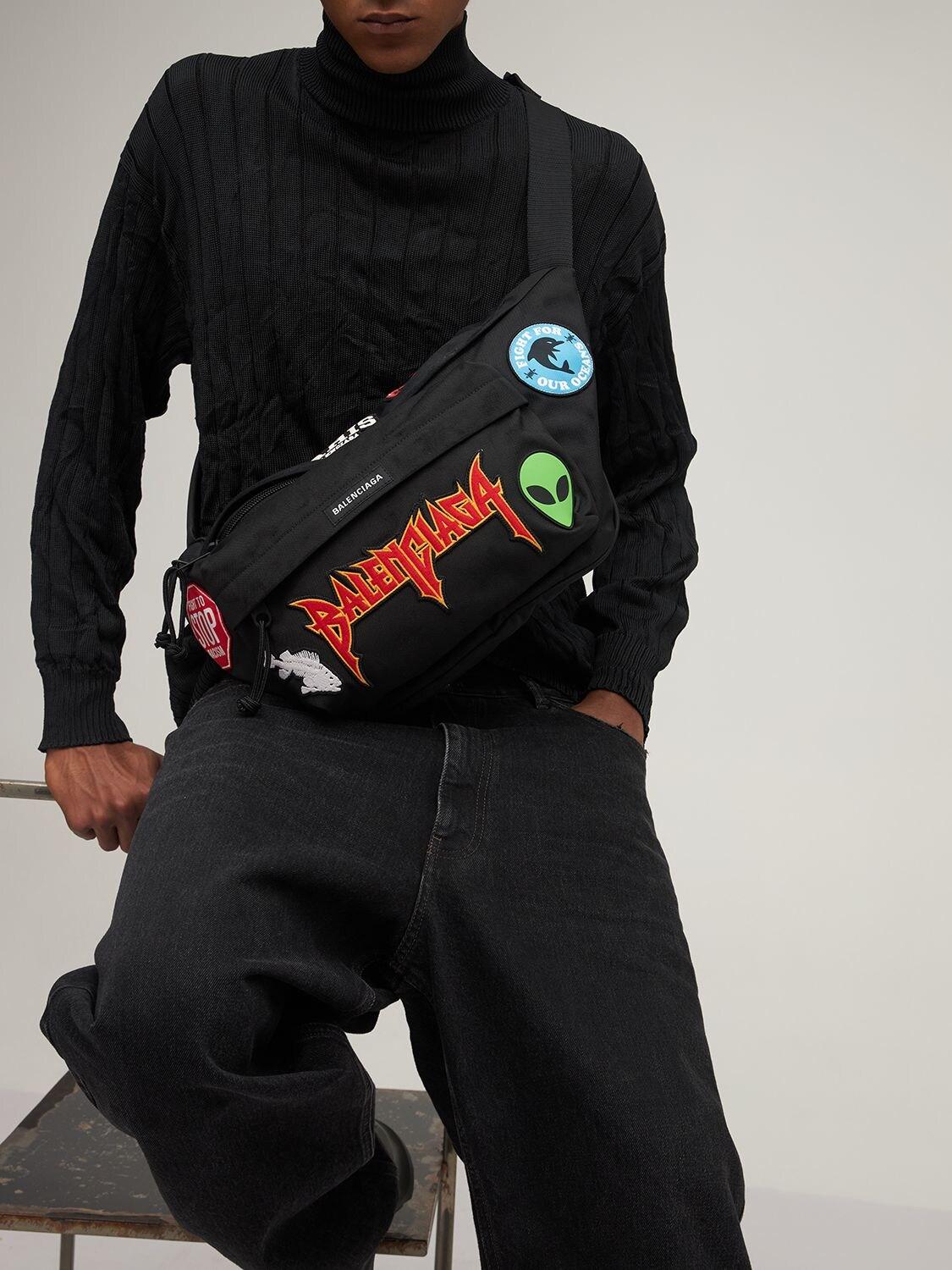 Balenciaga Xxl Oversized Belt Bag in Gray for Men | Lyst