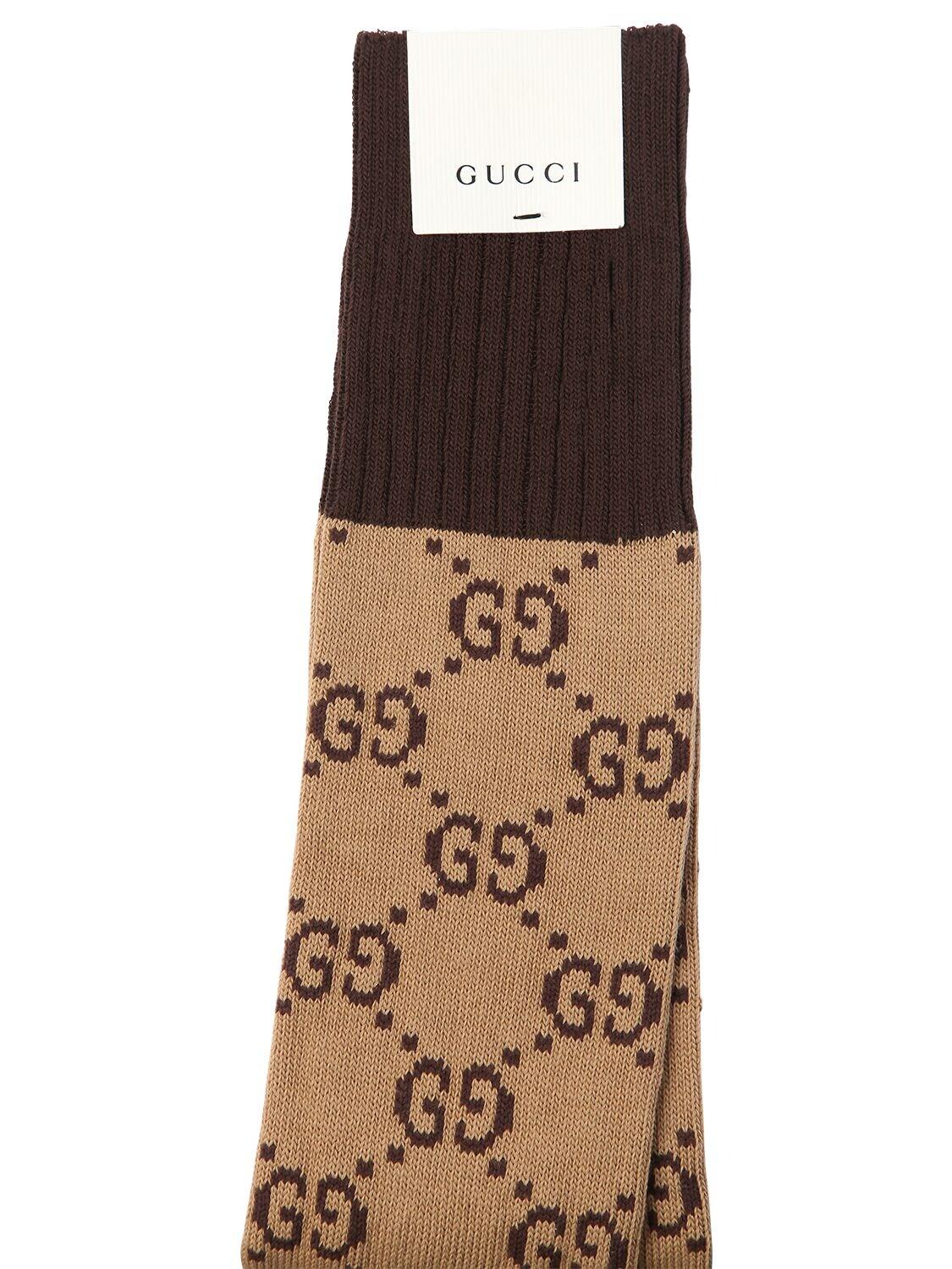 brown gg socks