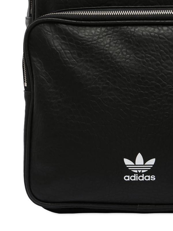 adidas Originals Ac F Bp Classic Faux Leather Backpack in Black - Lyst