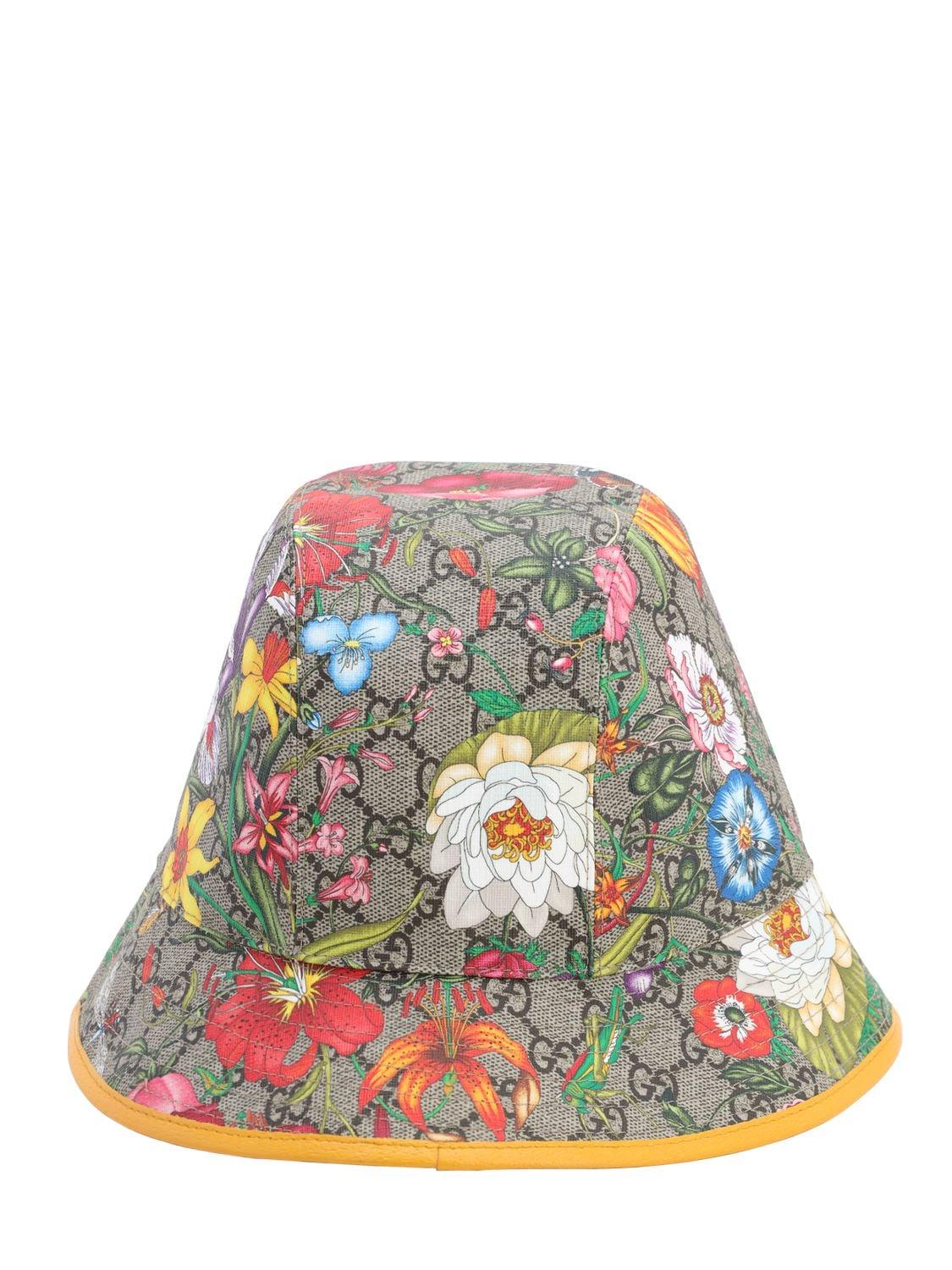 Gucci Flora Pattern Bucket Hat | Lyst