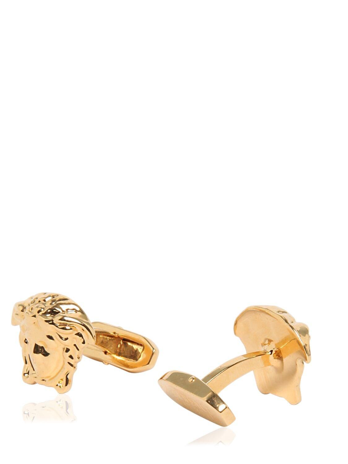 Versace Medusa Cufflinks in Gold (Metallic) for Men Save 24 Lyst