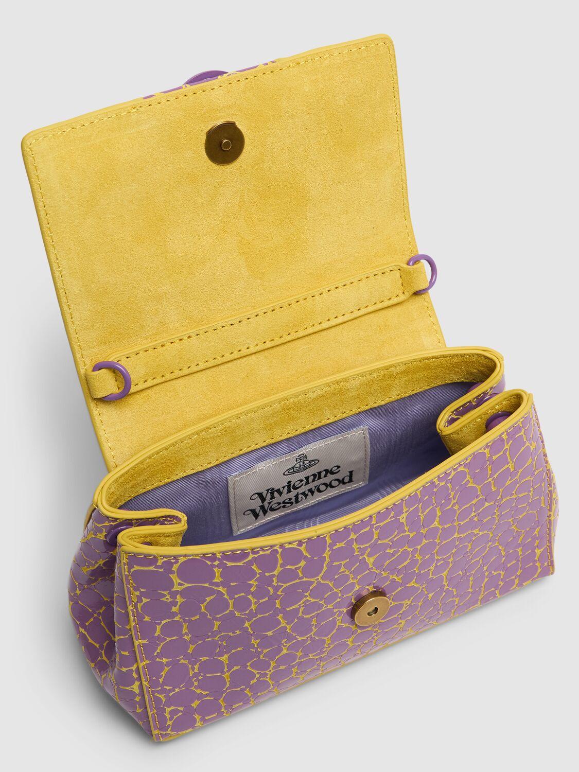 ★Vienne Westwood★ パープル スモール Hazel バッグ Purple Hazel Small Bag by Vivienne Westwood on Sale