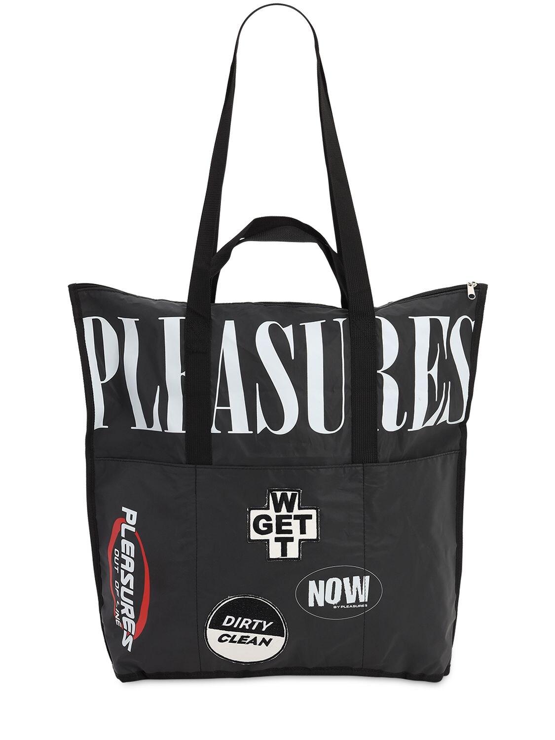 pleasures tote bag