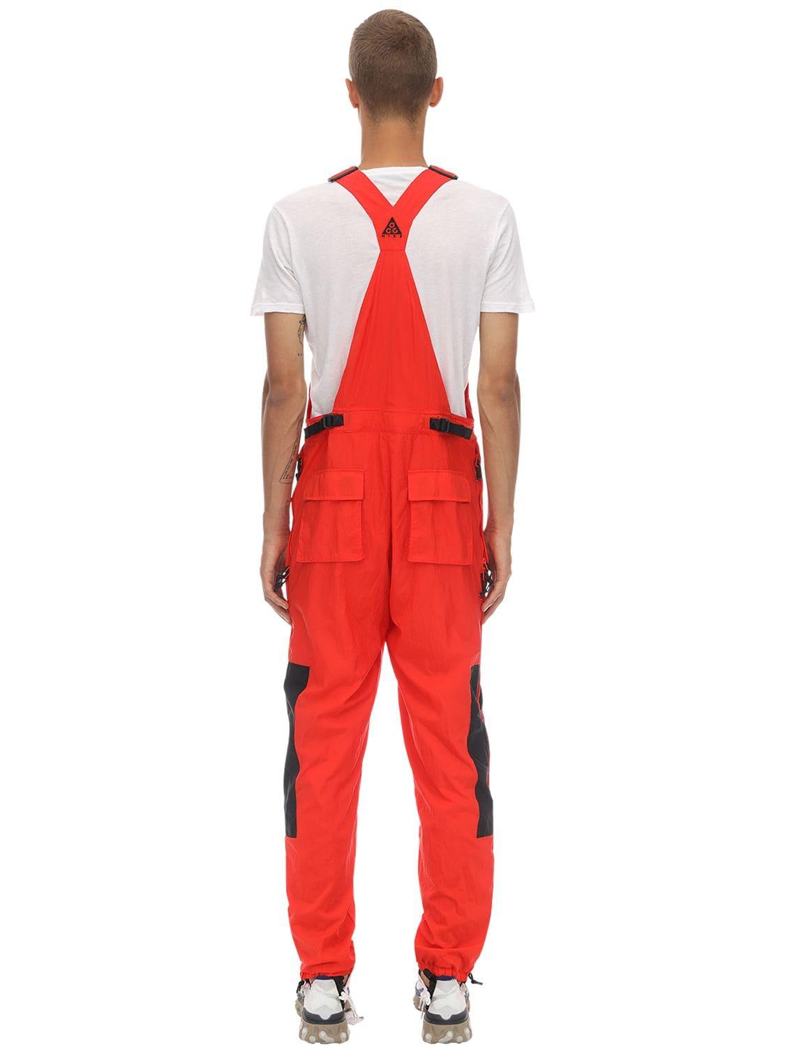 Nike Acg Techno Overalls in Red for Men Lyst