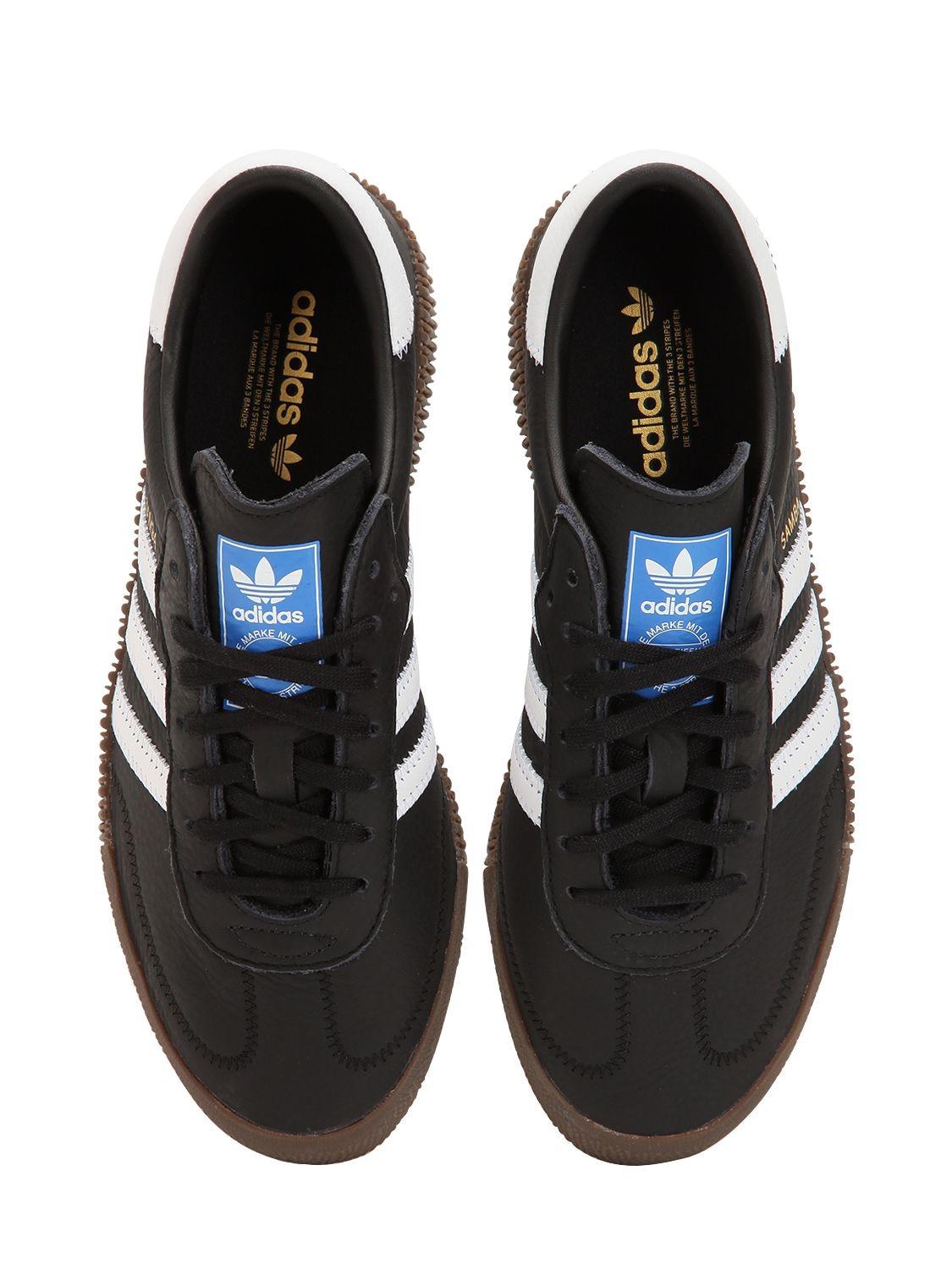 Sneakers "Samba" Con Plataforma adidas Originals de Cuero de color Negro |  Lyst