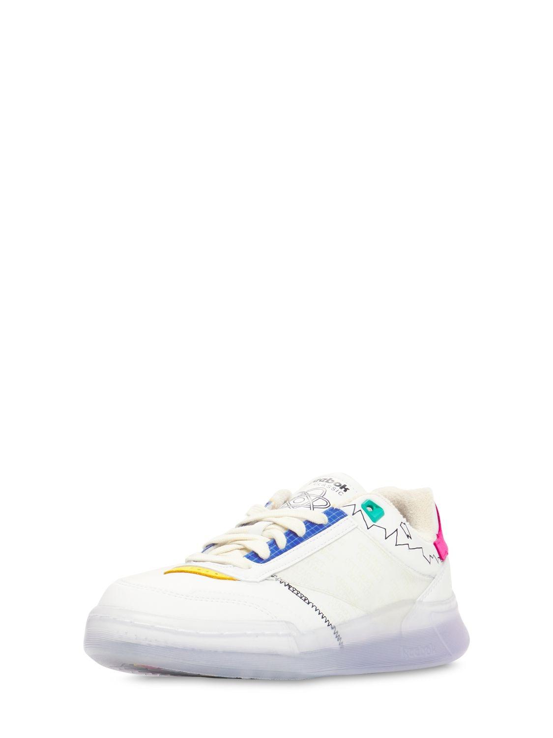 Reebok Synthetic Jurassic Park Club C Legacy Sneakers in White for 