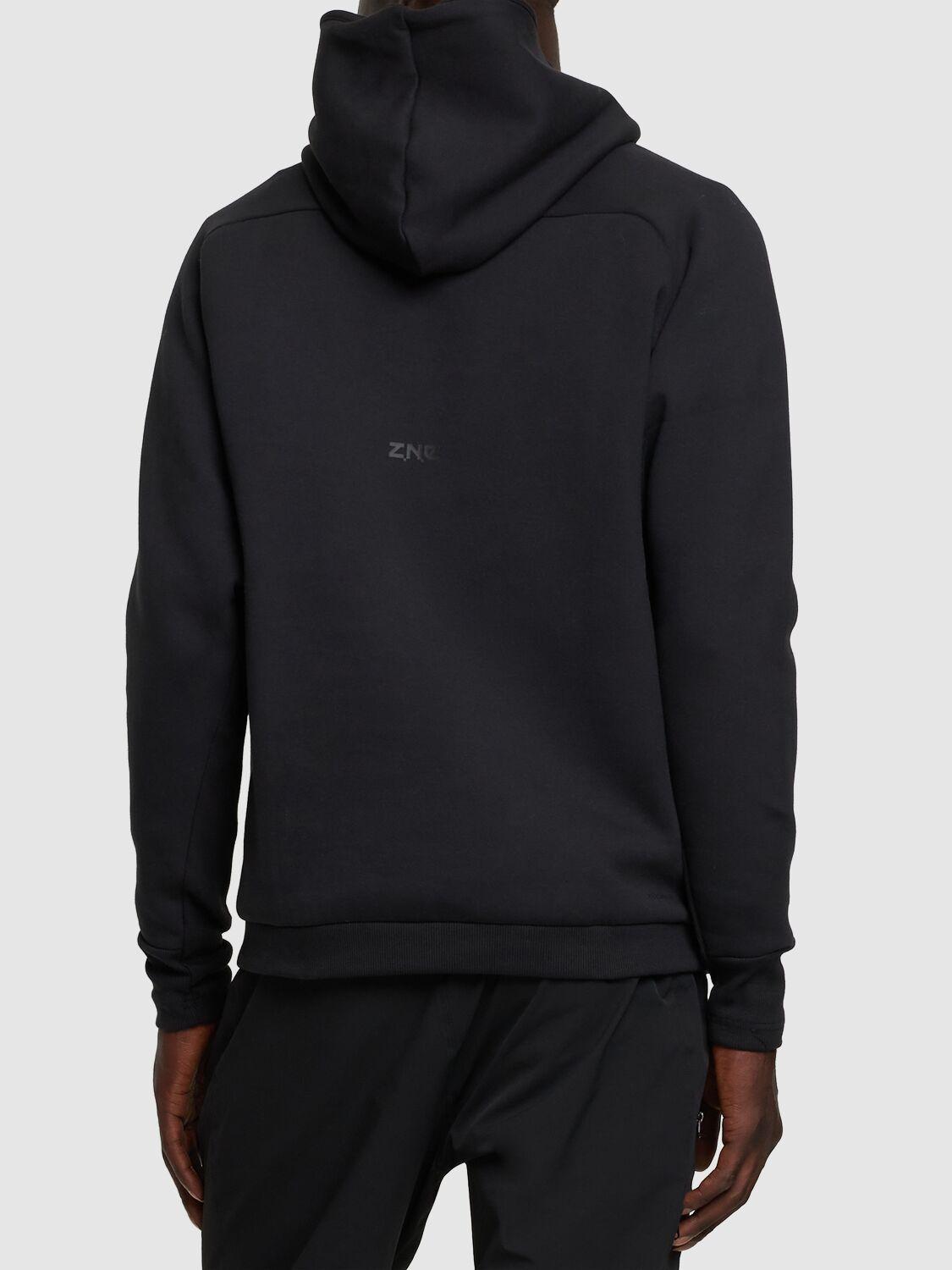 adidas Originals Zone Sweatshirt Hoodie in Black for Men | Lyst