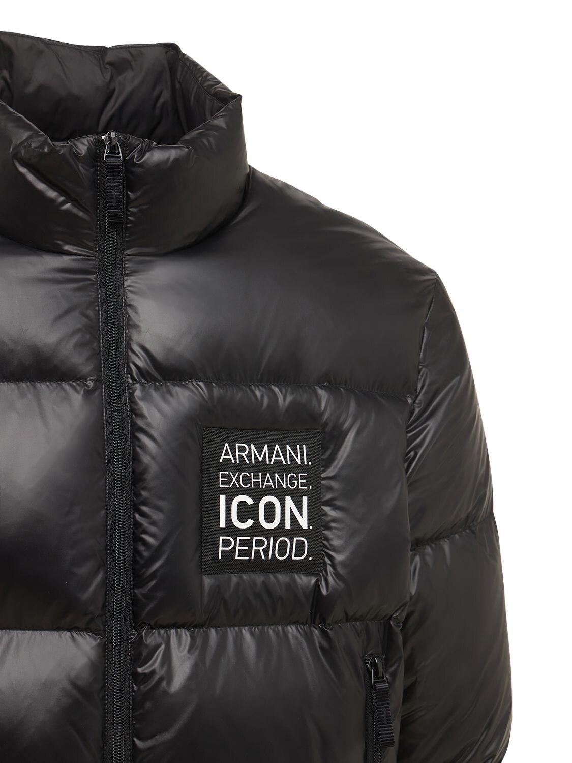 Armani Exchange Icon Patch Nylon Down 