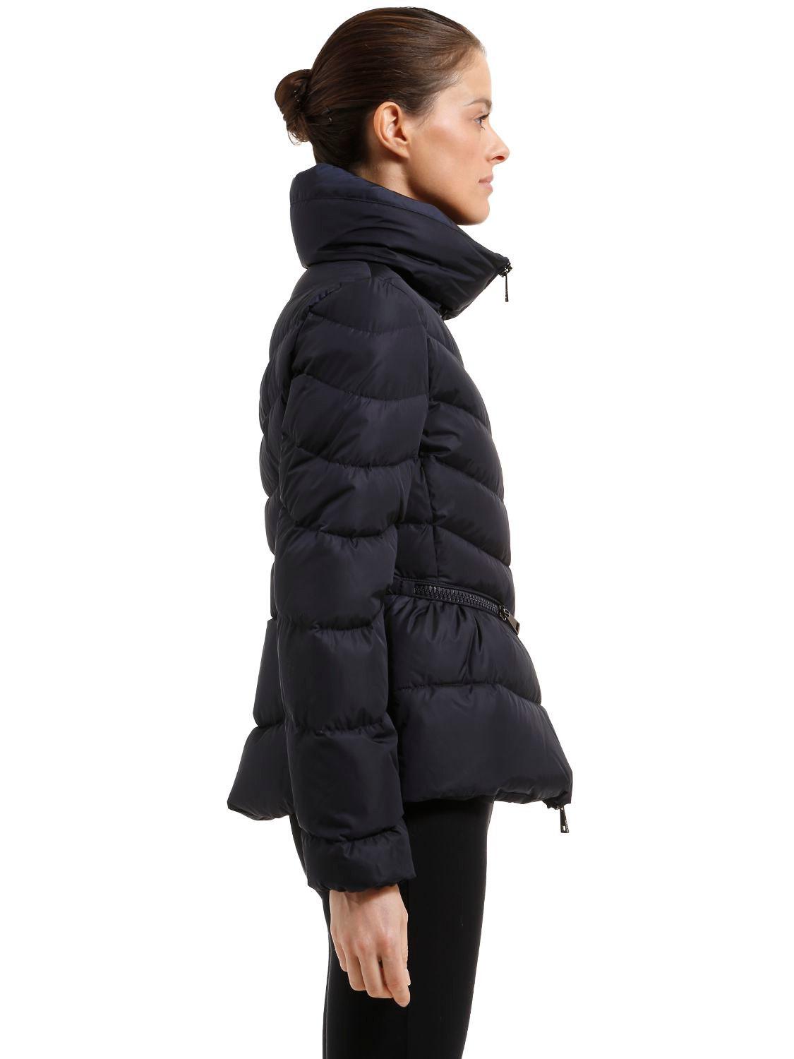 Moncler Synthetic Miriel Technique Nylon Down Jacket in Navy (Blue) - Lyst