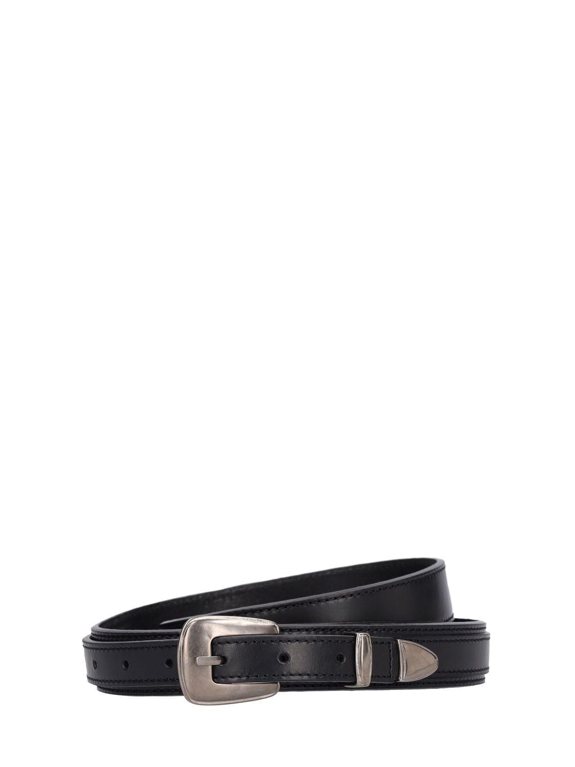 Lemaire Minimal Western Belt in White for Men | Lyst