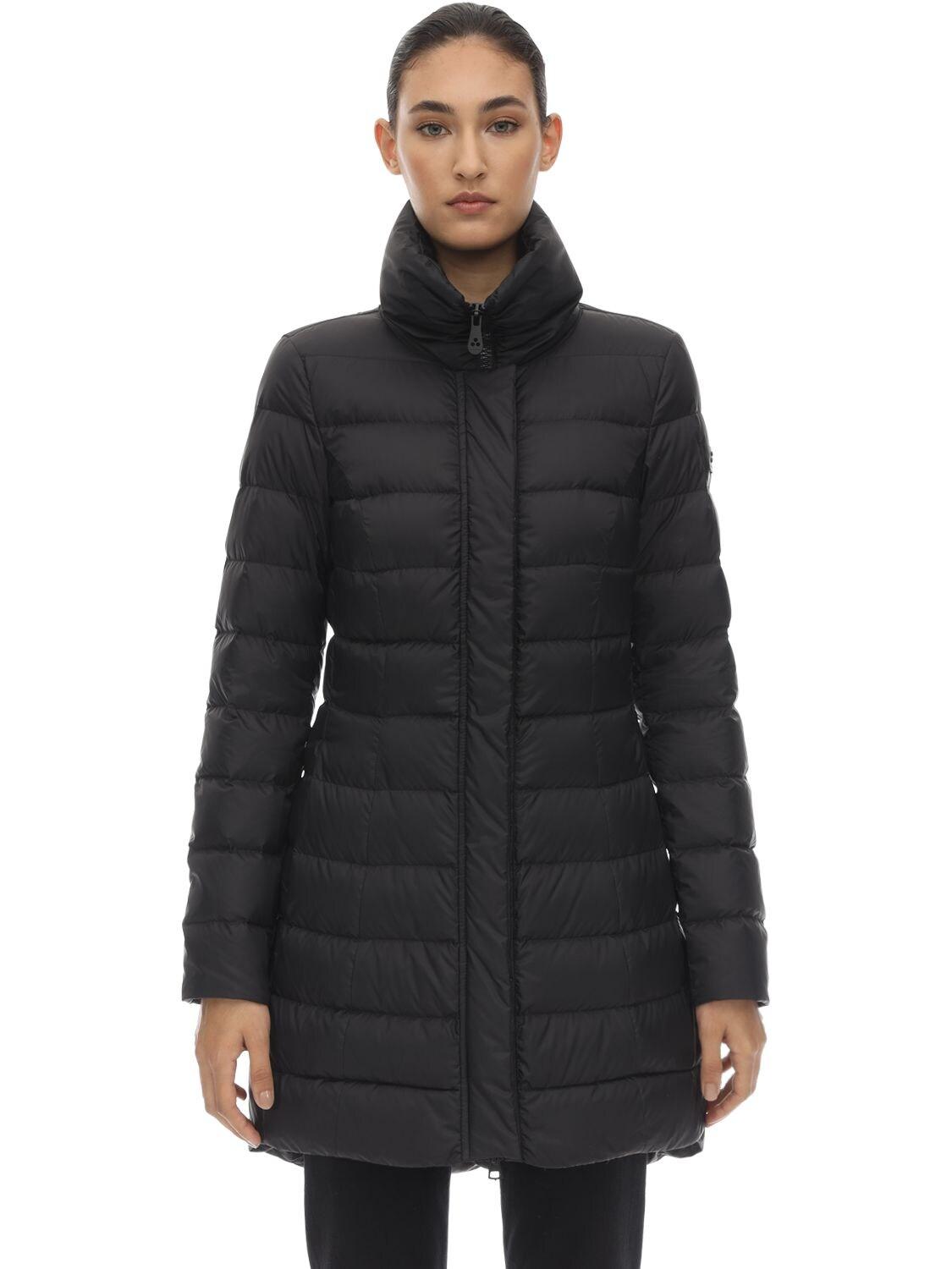 Peuterey Synthetic Nylon Down Jacket in Black - Lyst