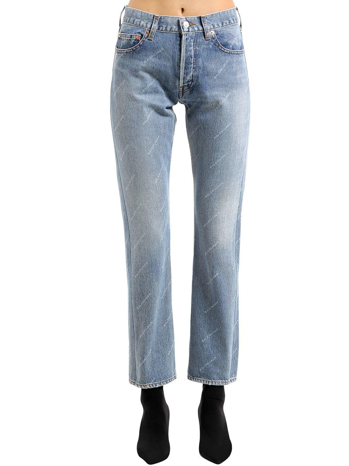 balenciaga monogram jeans