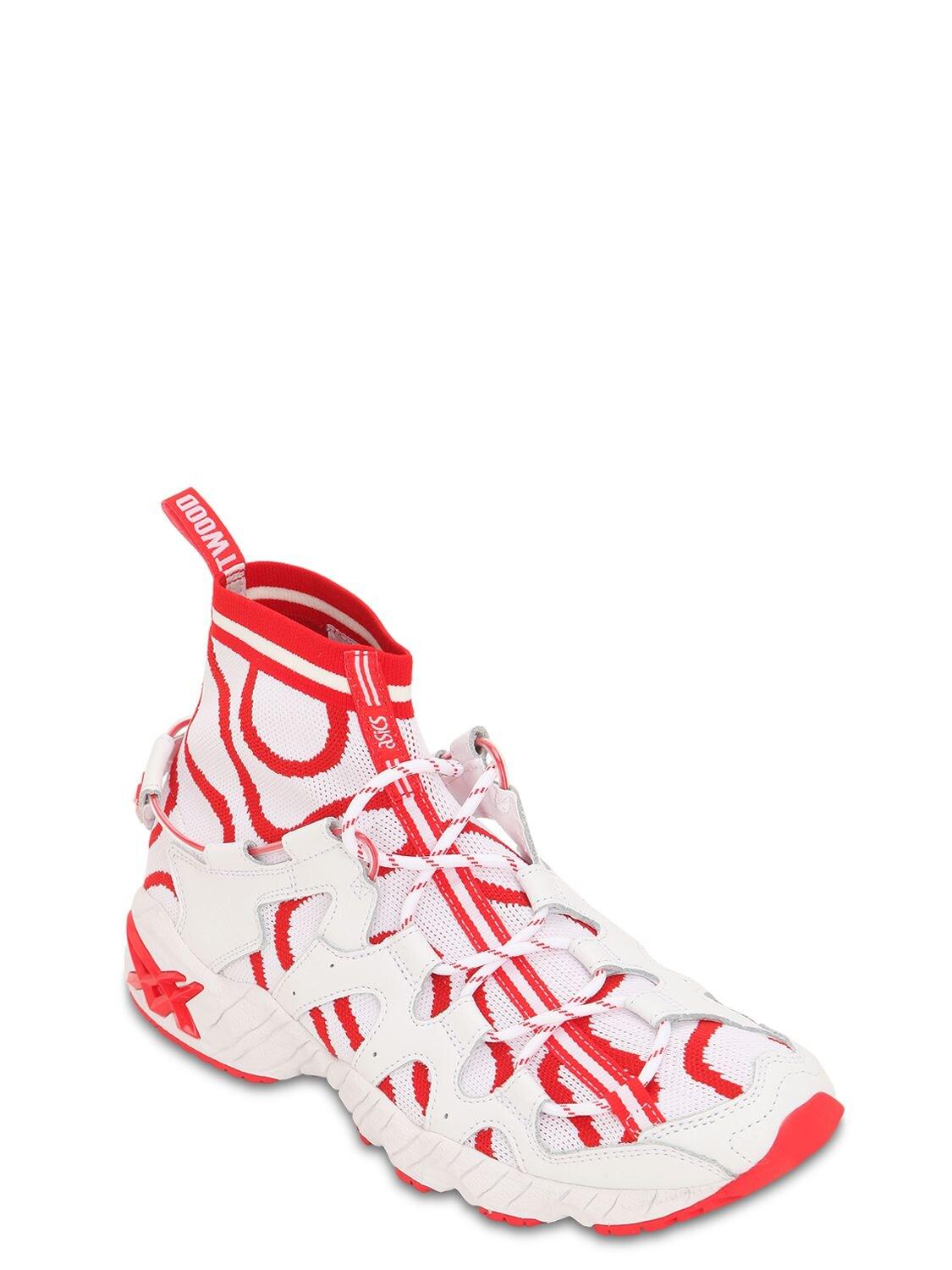 Asics Vivienne Westwood Gel-mai Knit Sneakers in White/Red (Red) for Men |  Lyst