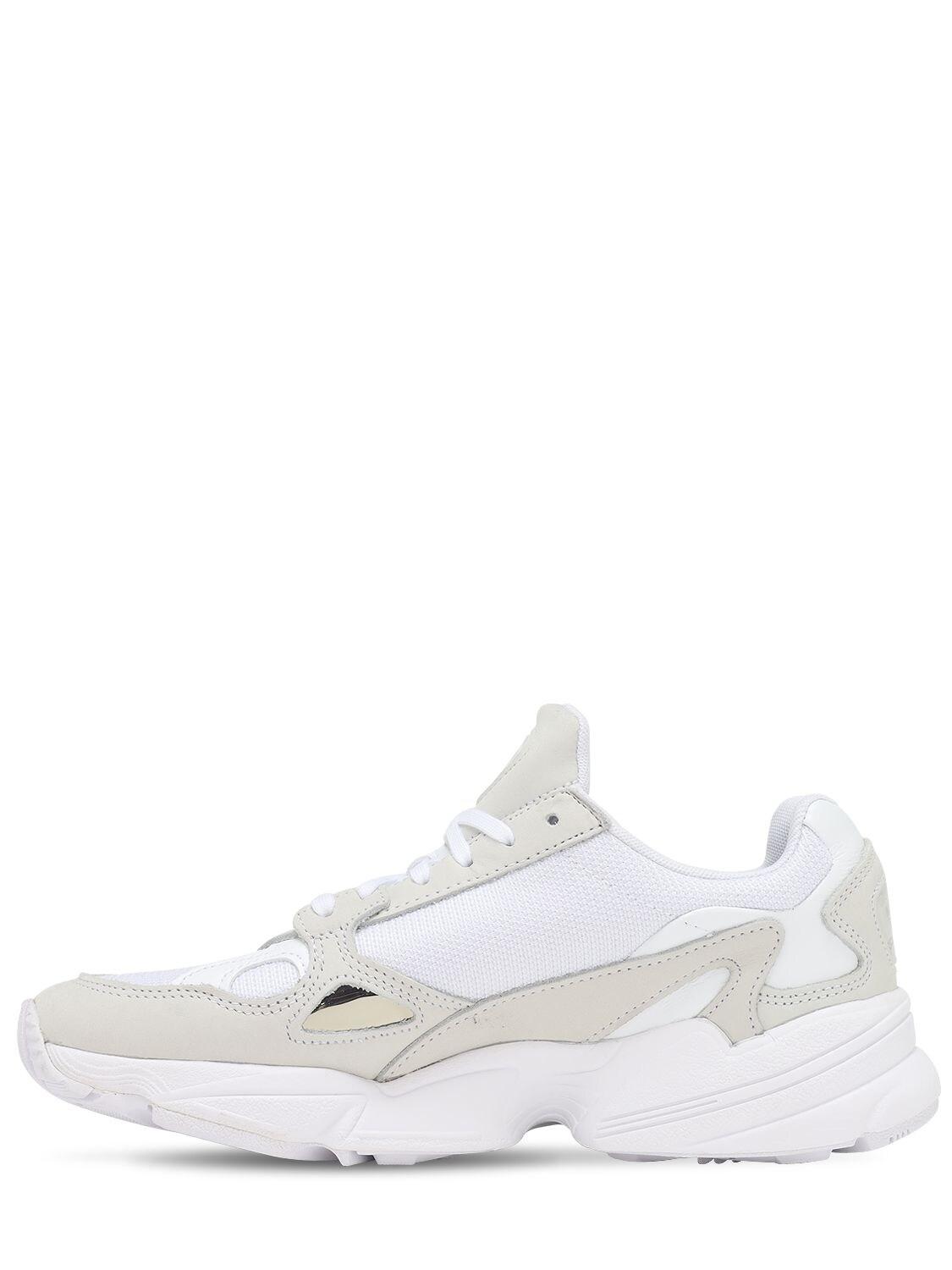 adidas Originals Suede Falcon in White/White/Crystal White (White) - Save  40% - Lyst