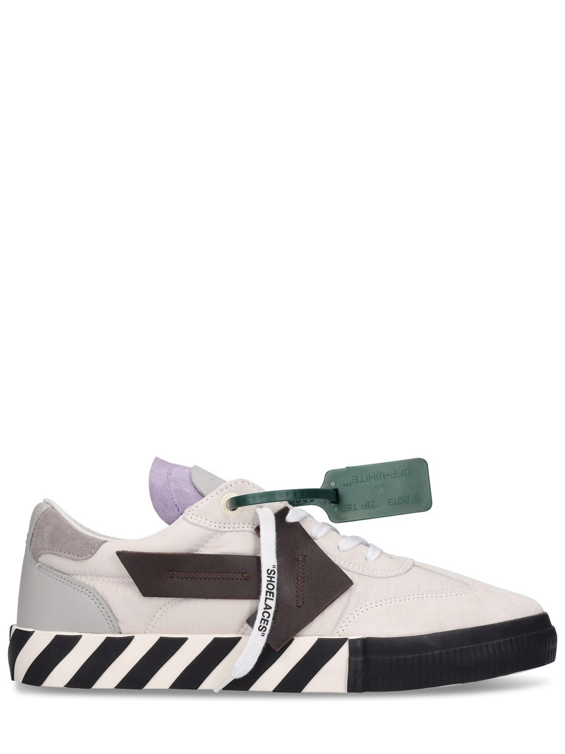 Off-White c/o Virgil Abloh Arrow Low Vulcanized Leather Sneakers in ...