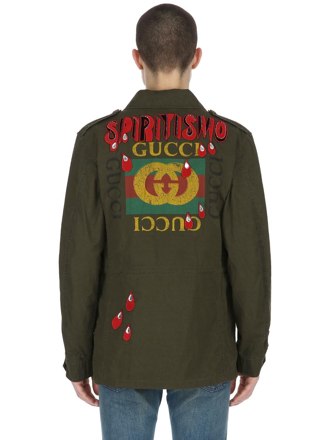 gucci army jacket