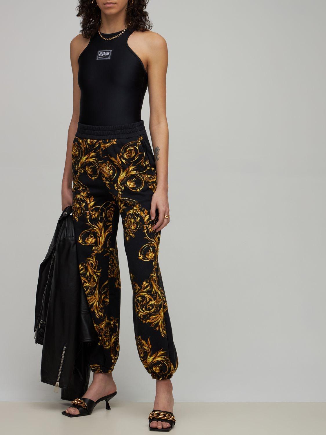 PRINTED LYCRA BODYSUIT for Women - Versace Jeans Couture sale