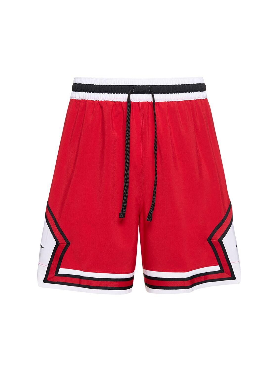 Red best sale jordan shorts
