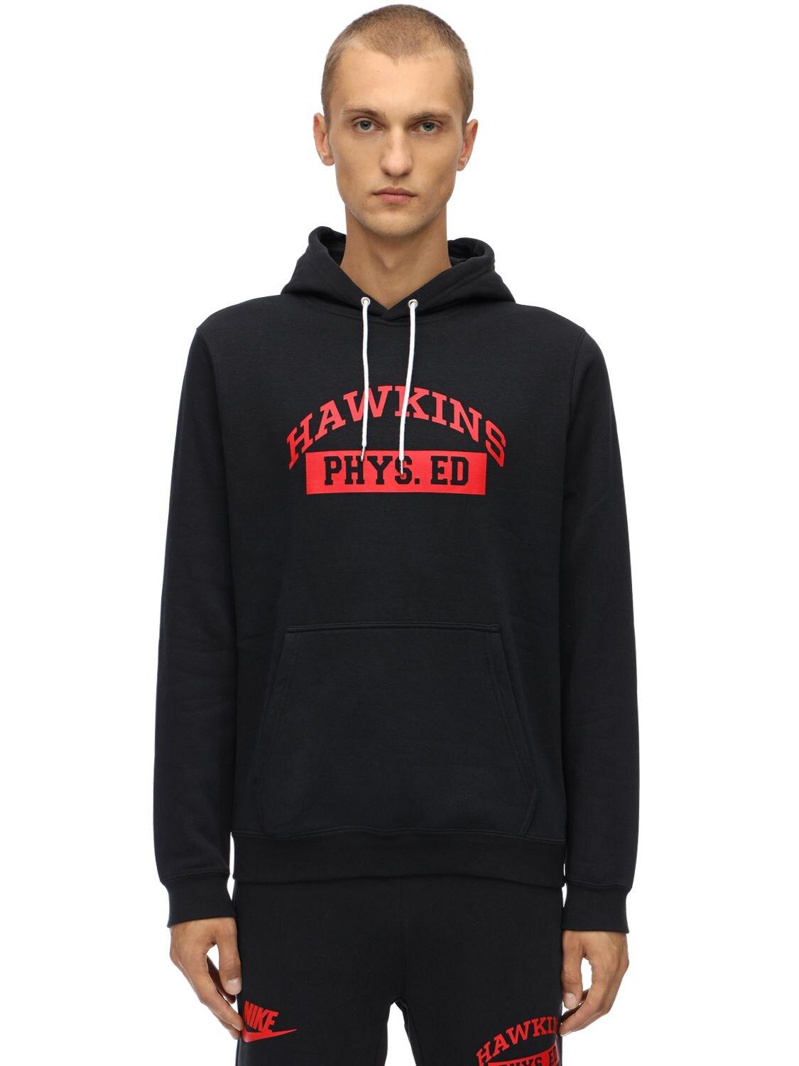 stranger things hoodie black
