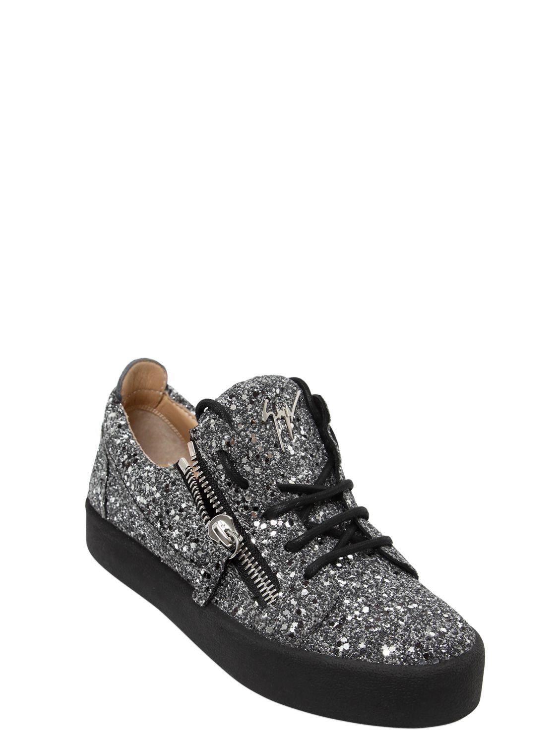 giuseppe zanotti women's sneakers black