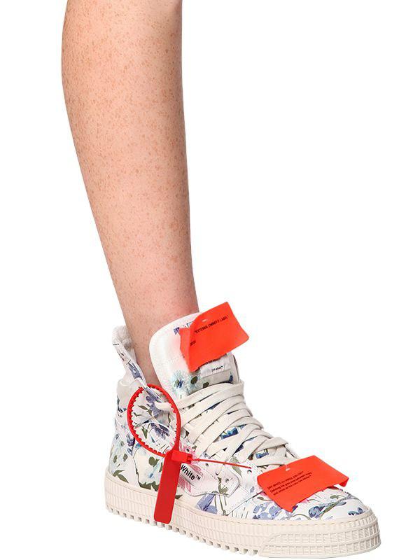 off white floral sneakers