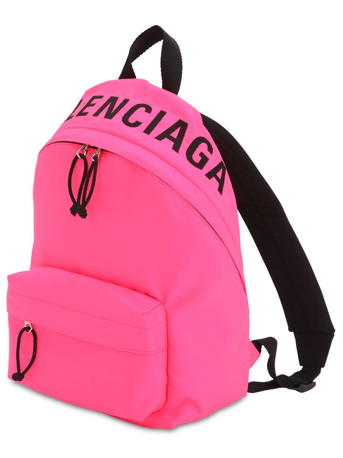 balenciaga pink backpack