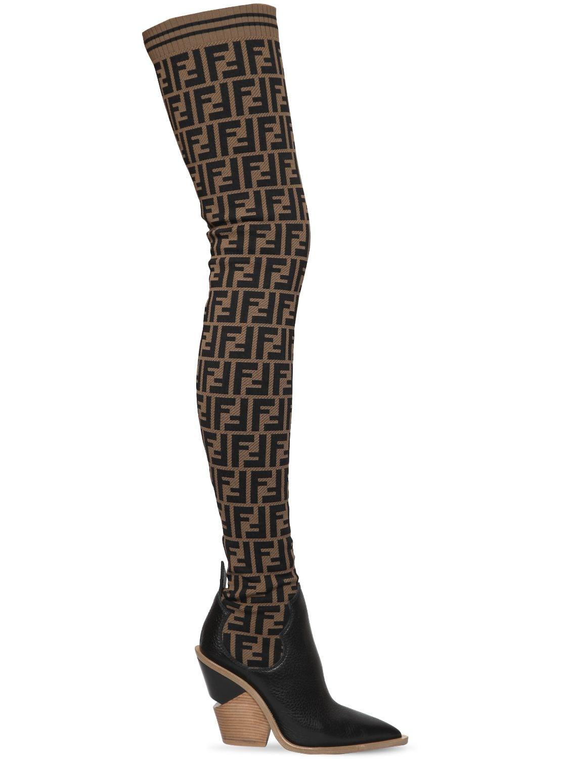 fendi thigh boots