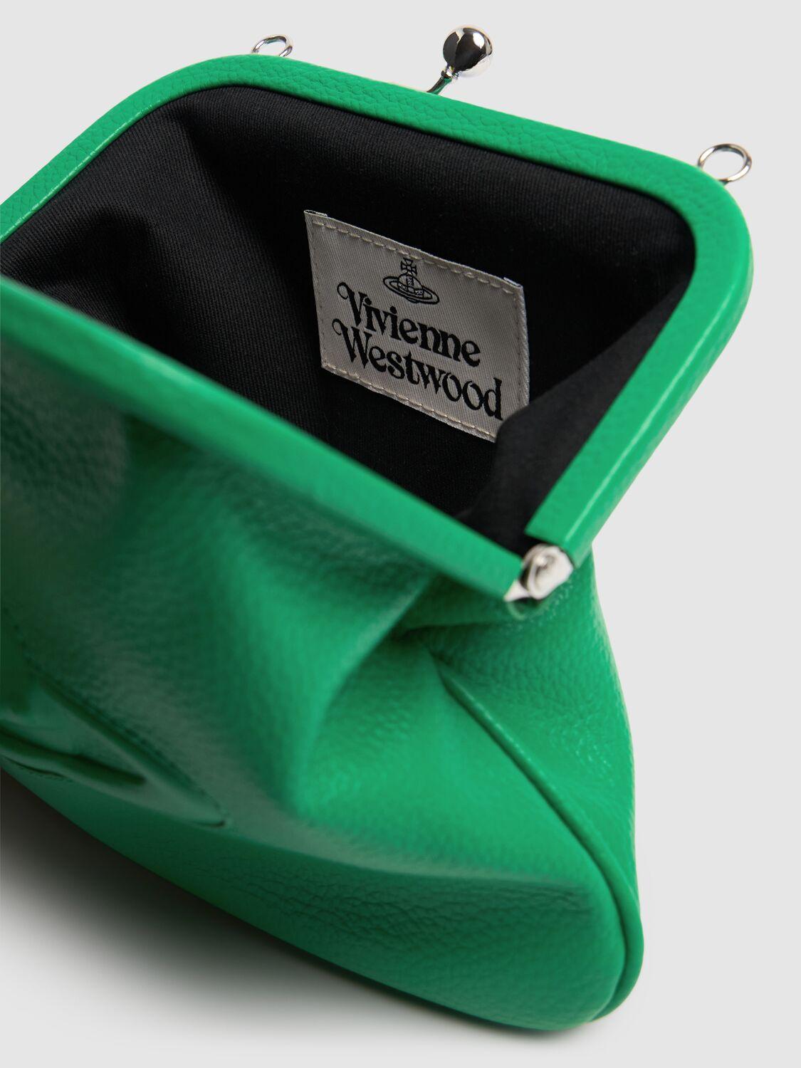 Vivienne Westwood Vivienne's Orb Embossed Clutch in Green | Lyst