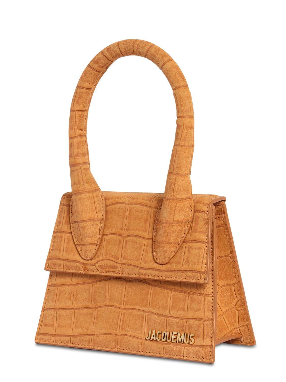 jacquemus le grand chiquito leather top handle bag