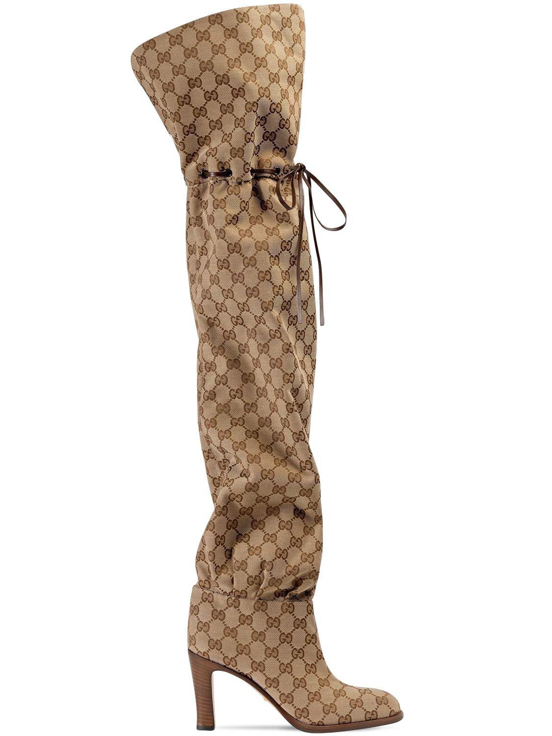 Gucci Original GG Over-the-knee Boot in | Lyst