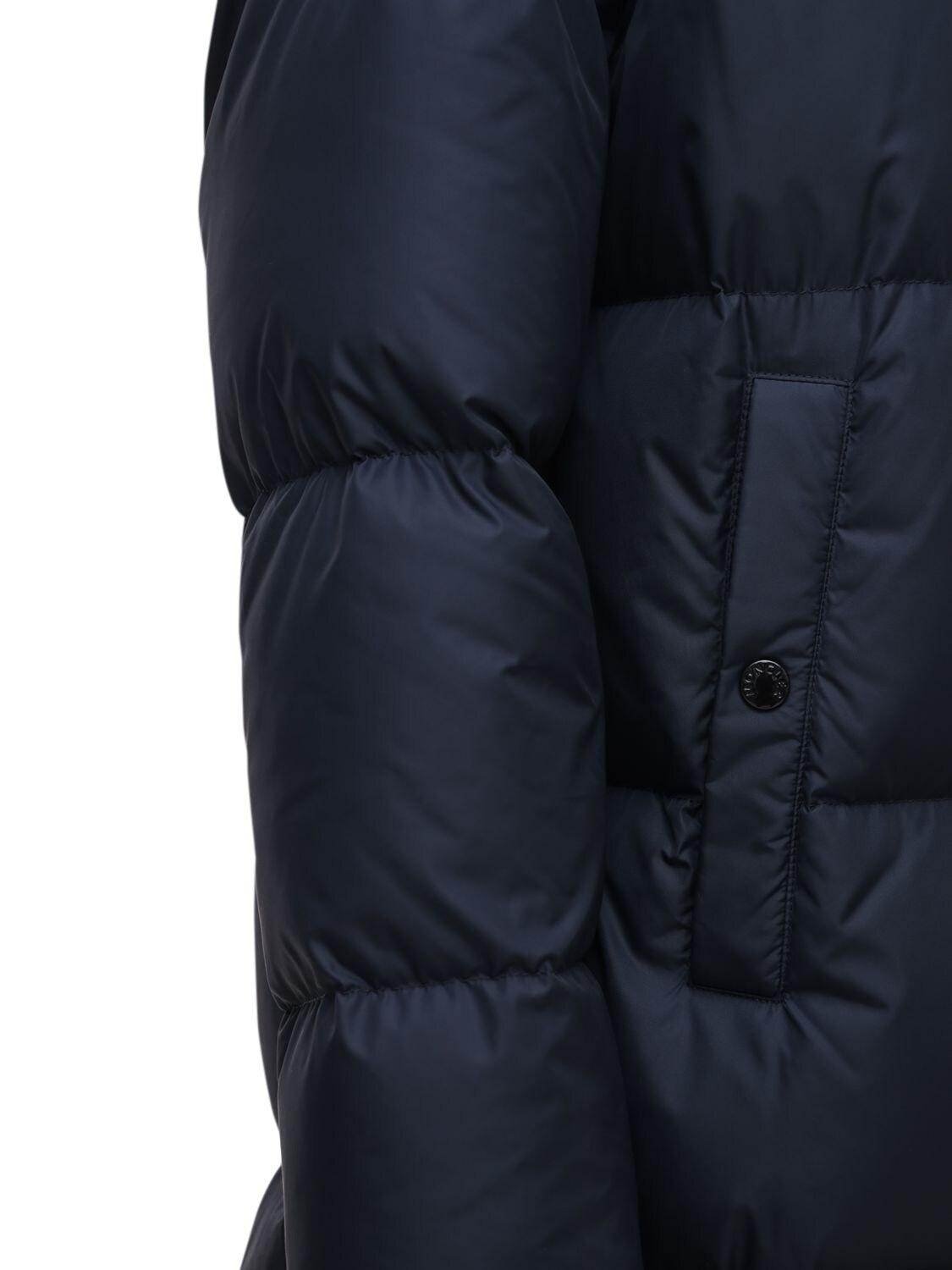 Moncler Burgaux Hooded Down Coat Cheap 
