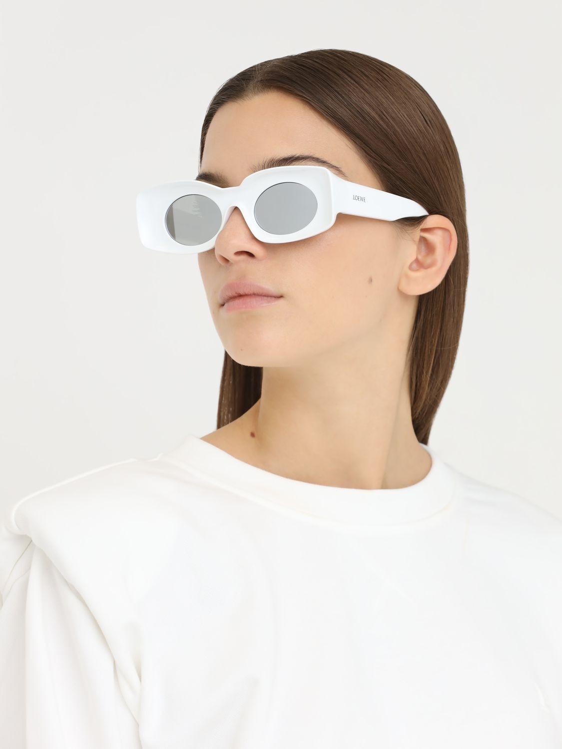 Loewe Paula's Ibiza Original Acetate Sunglasse in White | Lyst